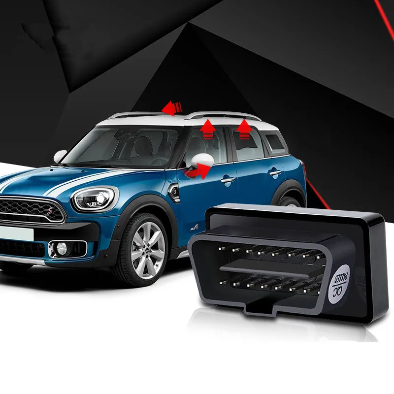 

OBD Module Intelligent Window Closer + Mirror Auto Fold + Sunroof Lock for Mini Cooper F54 F55 F57 F60 Plug and Play