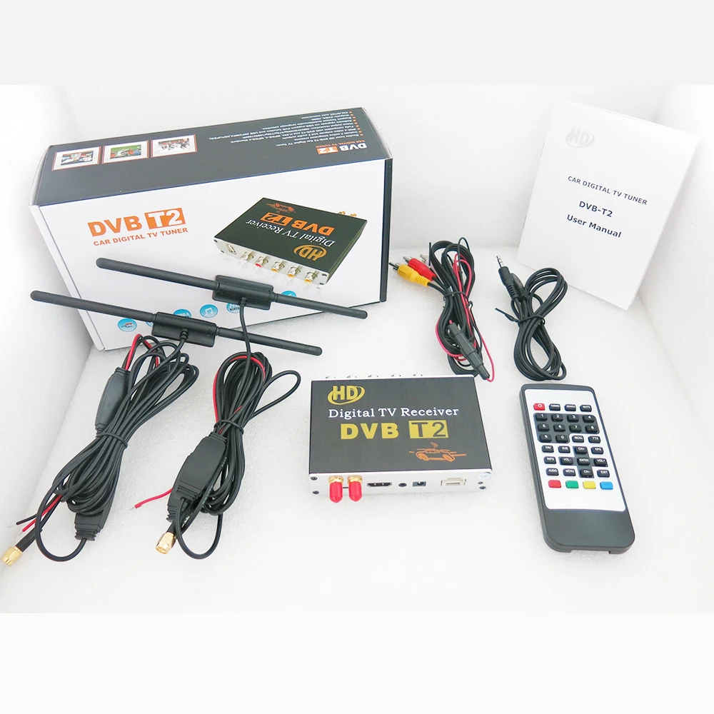 HD DVB-T2, двойной тюнер, цифровой ТВ приемник, соответствует DVB-T2, H.264, MPEG-4, MPEG-2 для России, Таиланда, Сингапура, Индонезии
