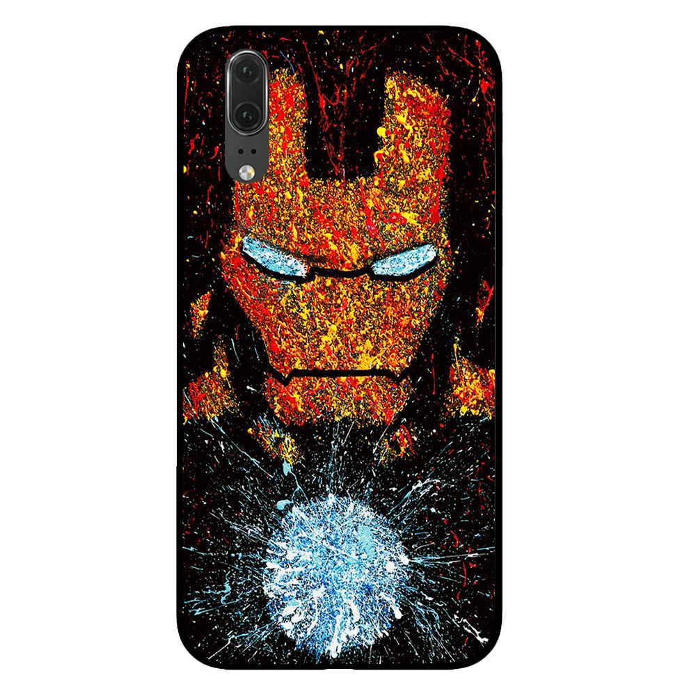 Черный чехол для телефона Tony Stark Marvel iron man для huawei P30 P20 mate 10 20 Pro Lite Nova 3 4 3i - Цвет: 11