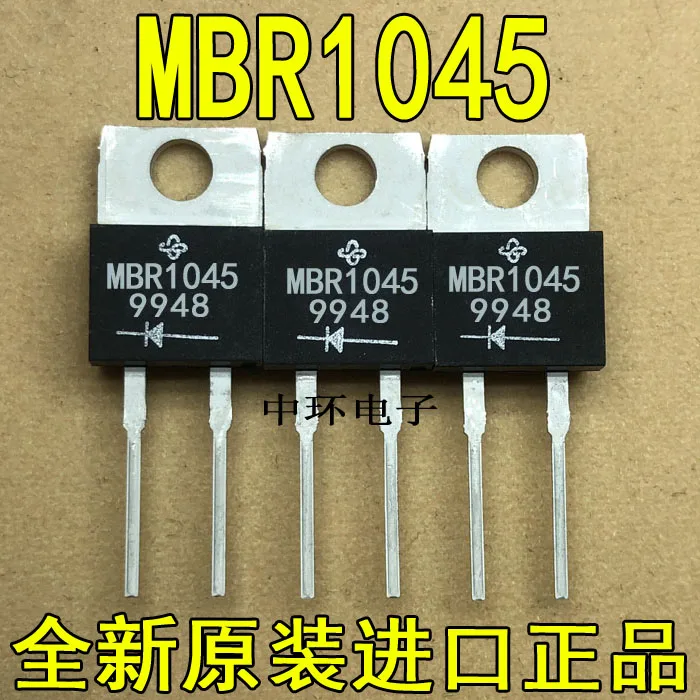 10 шт./лот B1045 MBR1045 TO-220-2 10A 45 V/10 шт./лот