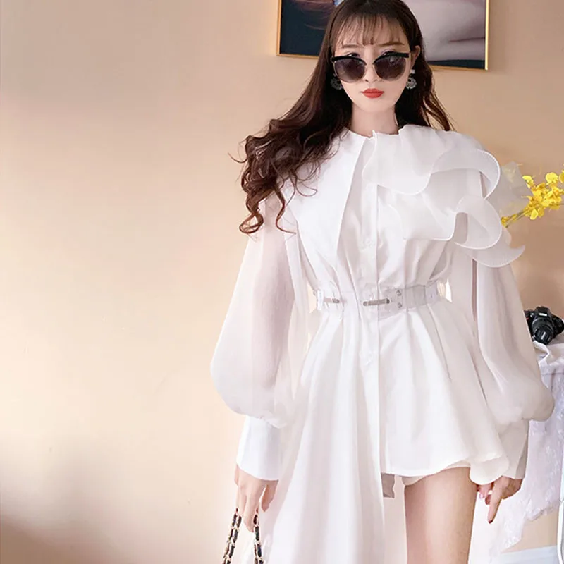 High Quality 2020 Korea New Women's Blouse Peter