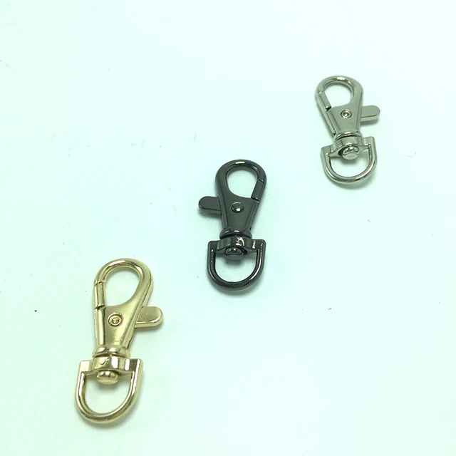10-30pcs 2 Colors 38mm 1.5 Inch Trigger Snap Hook Metal Swivel Clasp  Lobster Claws Swivel Hooks Hardware Hook Clasp - Bag Parts & Accessories -  AliExpress