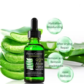 

30ml Aloe Vera Extract Essence Acne Scar Spots Removal Skin Care Treatment Sodium Hyaluronate Brighten Skin Moisturizes