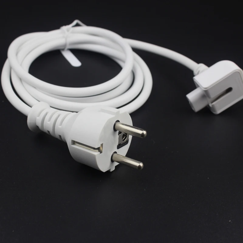 Laptop Power Adapter Power Adapter Power Plug Adapter AC Power Adapter EU Europe Plug Extension Cord 1.8M 6ft Cable For Mac for MacBook Pro Laptop Adapter Charger Type