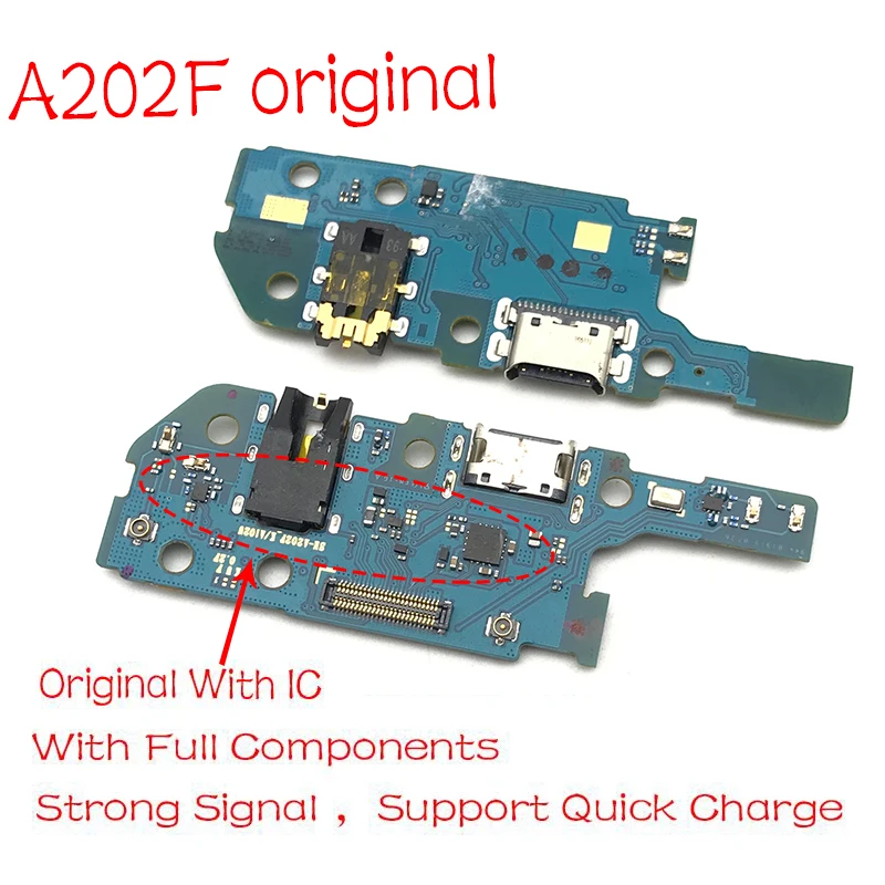 Galaxy A20 USB Charging Port Board Dock Connector Flex Cable A205U Sold by Dougsgadgets