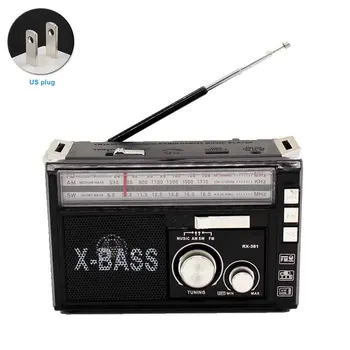 

Multifunctional Antenna AM FM SW Retro Home High Sensitivity TF USB MP3 Player Gift Portable Radio Led Rechargeable Flashlight