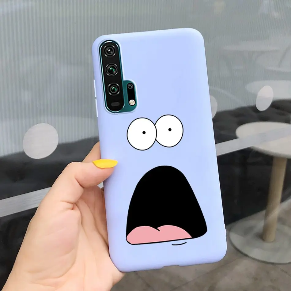 wallet cases Phone Case For Huawei Honor 20 Pro Lite Cases Flower Pretty Girl Soft Silicone Back Cover For Honor 20 Lite pro 20Lit 20Pro phone flip cover