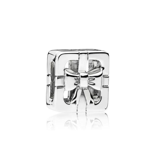 Sterling Silver Charms Beads Original Reflections Clip Heart Clover Crown Charm Fit Pandora Bracelets Diy Jewelry For Women