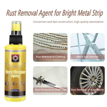 

120ml Rust Cleaner Spray Car Maintenance Cleaning Rust Anti-rust Cleaning M2D4 Rust Agent Spray Car Lubricant Remov Cleaner I3Y2