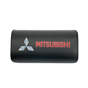 

Car Styling For Mitsubishi asx lancer outlander pajero New Arrival car neck pillows both side pu leather single headrest 1pcs