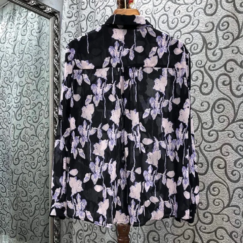 Long sleeve Shirt boyfriend shirt Female blusas