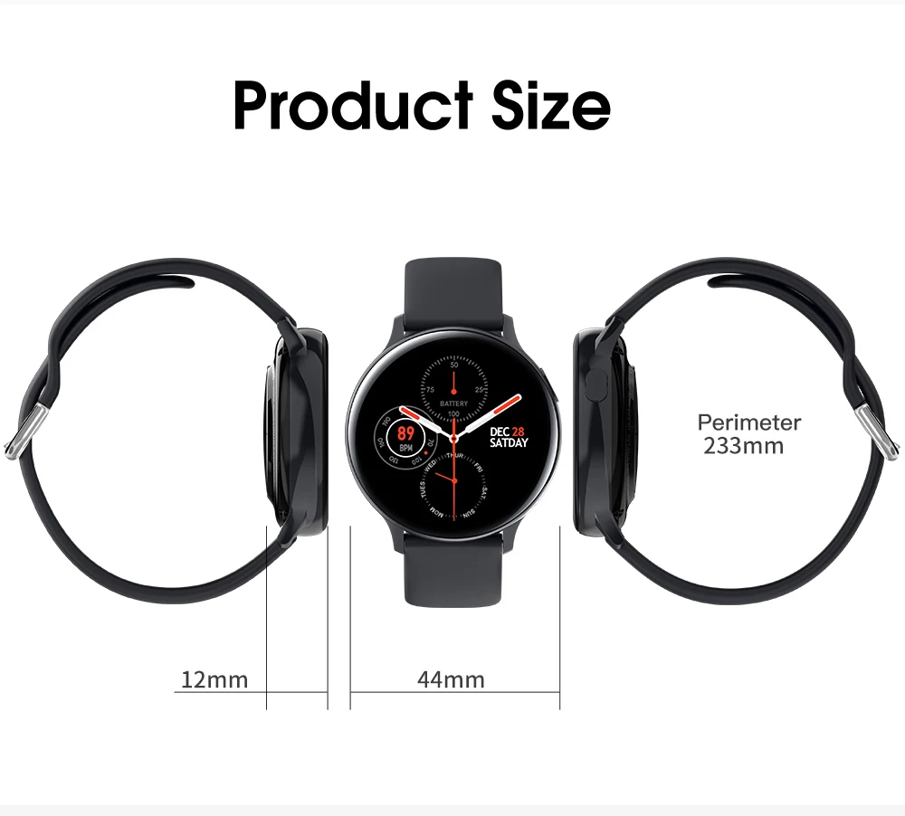 US $199.99 10 PCS S20 Smart Watch Waterproof Sports 14 Inch Full Touch Screen ECG Smartwatch Man Woman Bluetooth Bracelet For Android IOS