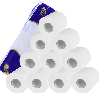 

3-Layer Soft Strong Paper Towels Roll Toilet Roll Tissue Smooth Toilet Paper Home Washroom Kitchen Car Cleaning