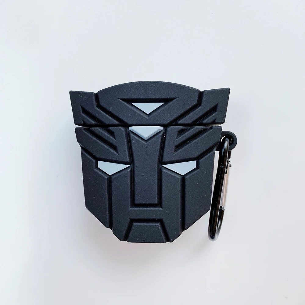 LinXiang 3D Трансформеры логотип Autobots Decepticons Bluetooth наушники силиконовый защитный чехол для Apple Airpods 1 2