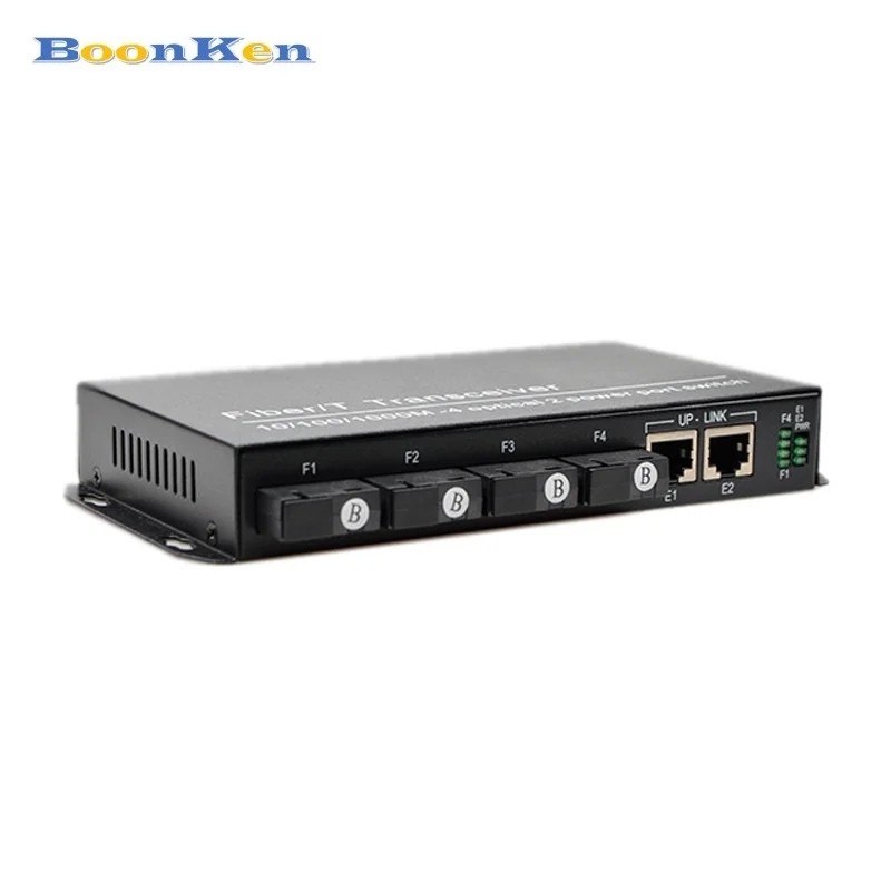 Ethernet-коммутатор 10/100 м преобразователь 20 км волоконно-оптический медиаконвертер