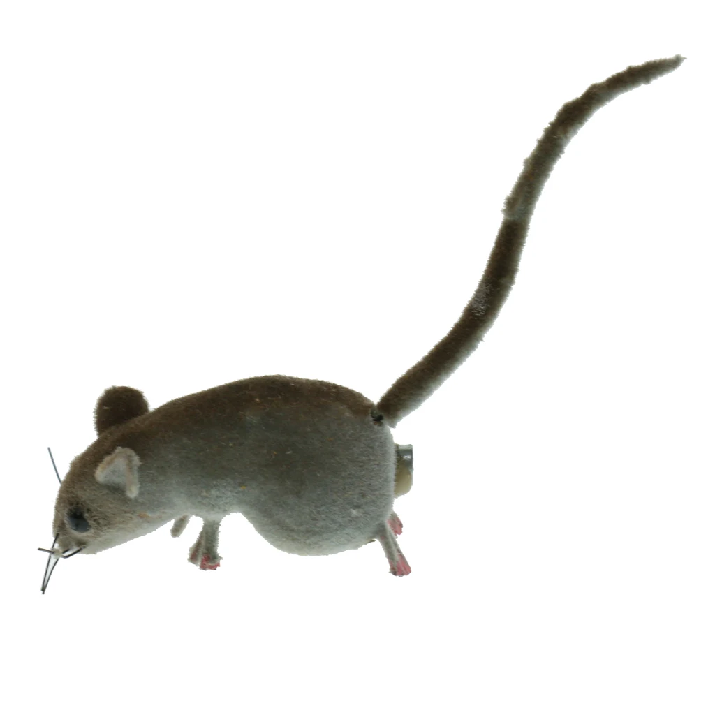 Realistic Mouse Statue With Magnet Lifelike Mice Model Artificial Animals Ornament For Garden Decoration Cat Toys Random Color
