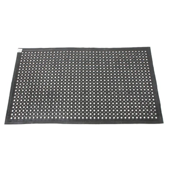 

Anti-fatigue Drainage Rubber Non-slip Hexagonal Mat for Bathroom Bar Kitchen Industrial Multi-functional Floor Mat 150*90cm