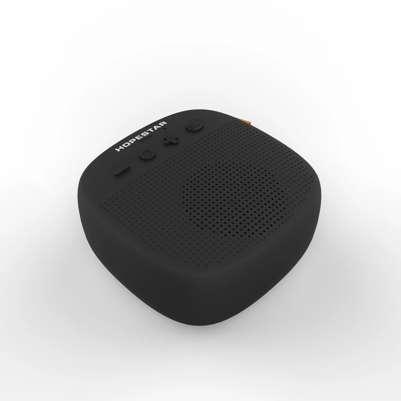 HOPESTAR P9 Bluetooth мини беспроводной динамик открытый велосипедный портативный fm-радио бас многофункциональный внешний аккумулятор светодиодный светильник динамик s - Цвет: Black