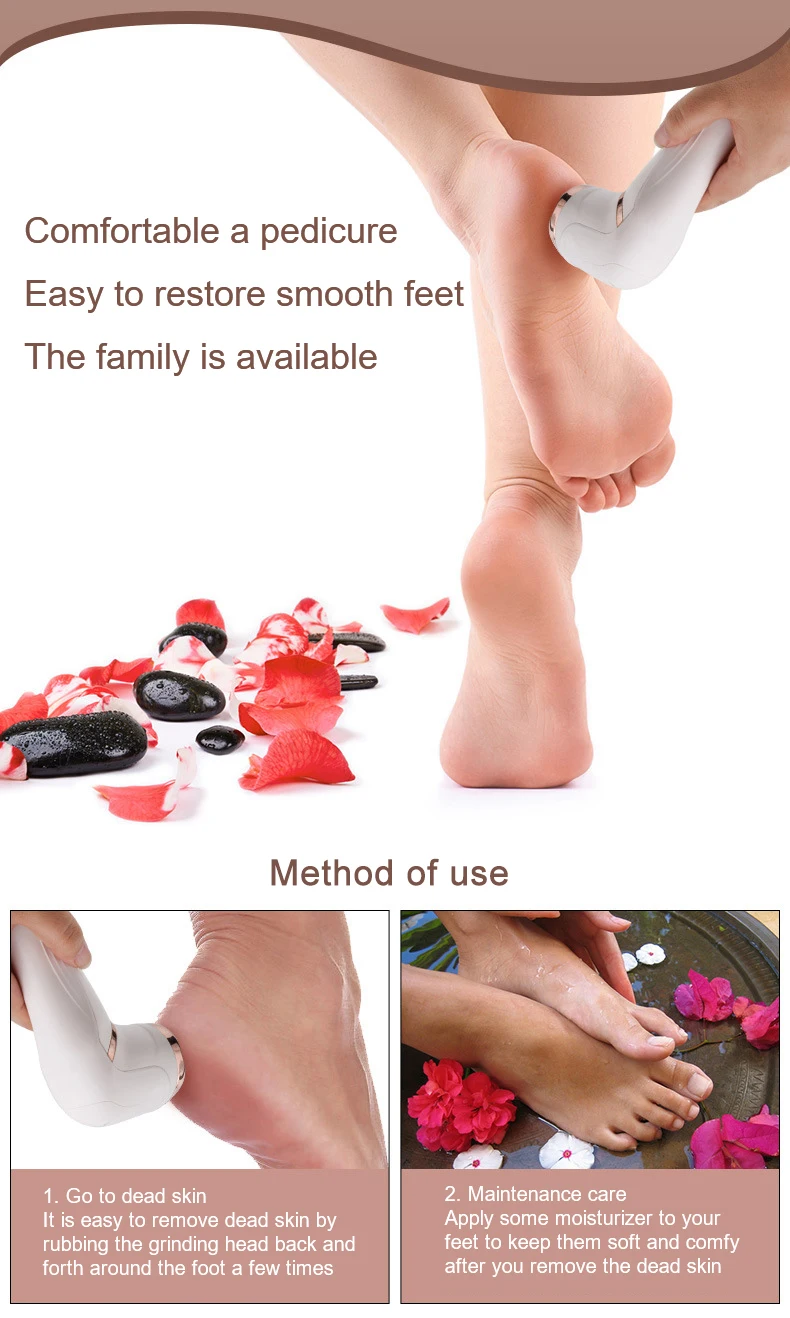 Electric Foot File Pedicure Tools USB Pedicure Machine Dead Skin Callus Remover Portable Foot Care Tool