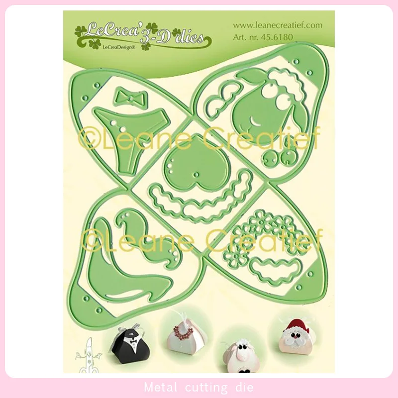 

Gift box set Metal Cutting Dies for DIY Scrapbooking Photo Album Decorative Embossing Paper Card Crafts Die Cut 2019