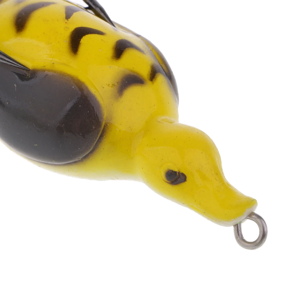 1 Piece 7cm 3D Eyes Little Duck Soft Fishing Lure Silicone Crankbaits Strong Fish Attracting Accessories