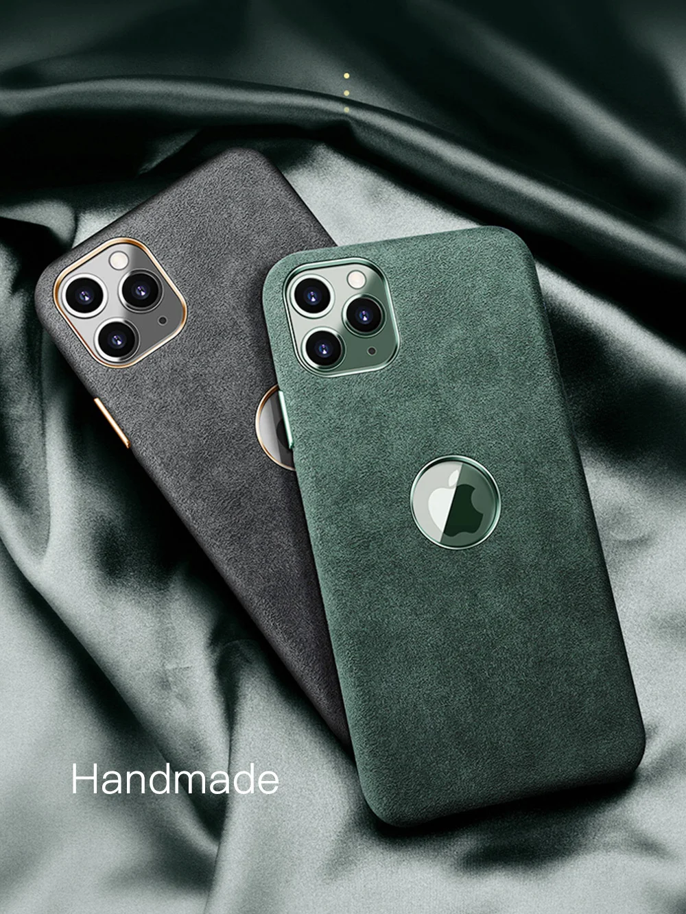YMW итальянский чехол Alcantara для iPhone 11 Pro Max модные роскошные чехлы из искусственной