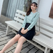 ^^Best Offers 2019 Casual 4XL 5XL Plus Size Women Dress Blouse Preppy Ruffled Collar With Ruffled Top Blouse Blusas Mujer De Moda Autumn Dress ^^Best Offers 2019 Casual 4XL 5XL Plus Size Women Dress Blouse Preppy Ruffled Collar With Ruffled Top Blouse Blusas Mujer De Moda Autumn Dress