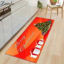 Zeegle Рождество кухня длинный пол ковер украшение дома коврик анти-поглощение скольжения мягкий коврик для детской комнаты коврик для спальни коврик для ног