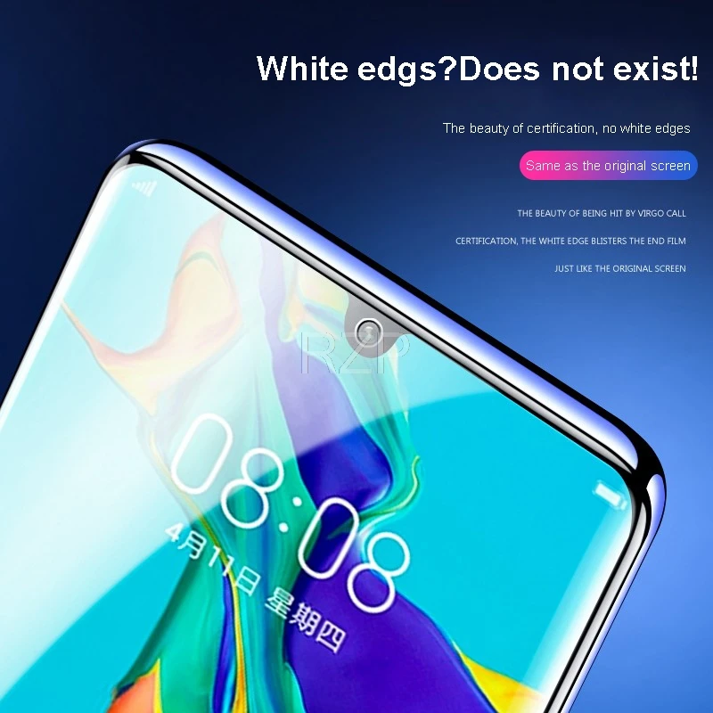 RZP полное покрытие Гидрогелевая пленка для Huawei P30 P20 Pro P10 lite Plus Защита экрана (не