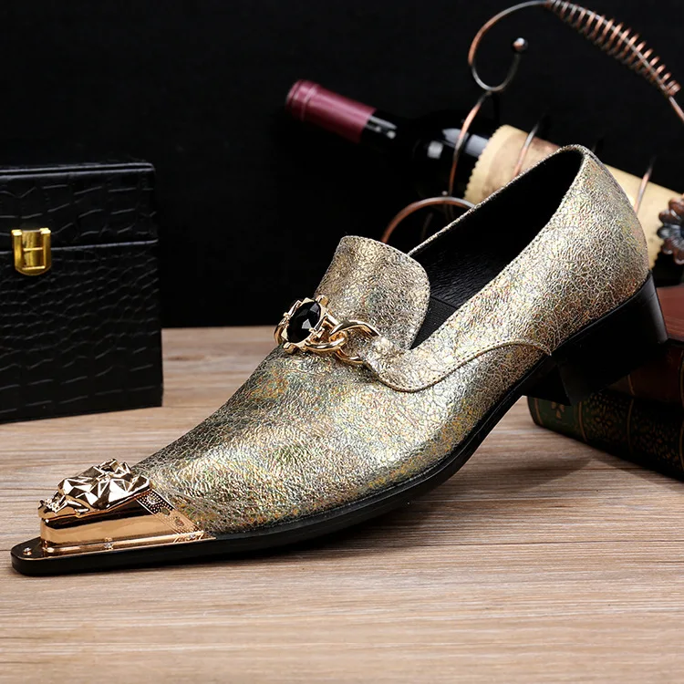

Sapatos Luxury Shoes Genuine Leather Korean Style Pointed Toe Fashion Shoes Man