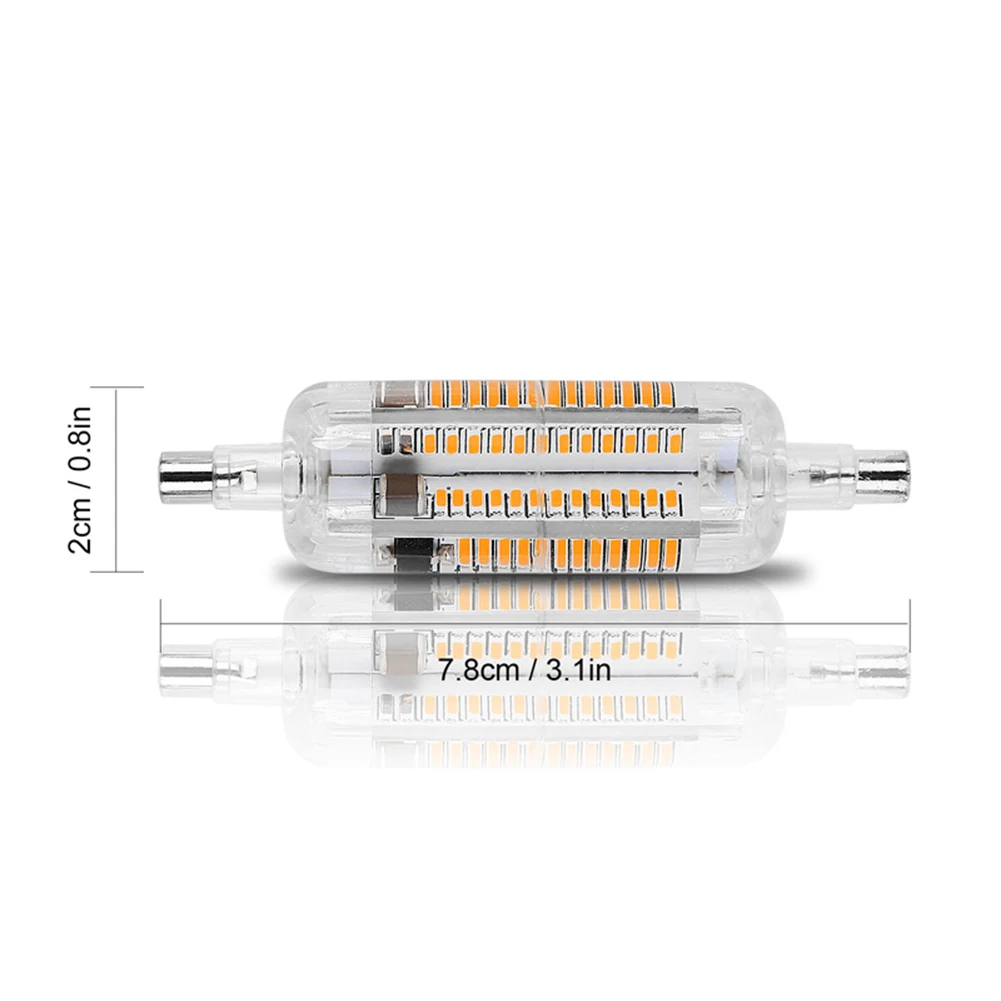 Ampoule СВЕТОДИОДНЫЙ R7S 78 мм 118 мм кремниевый светодиодный светильник, излучающий диодный Точечный светильник 10 Вт 15 Вт R7S светодиодный Bombillas Высокий люмен 220 в 230 В