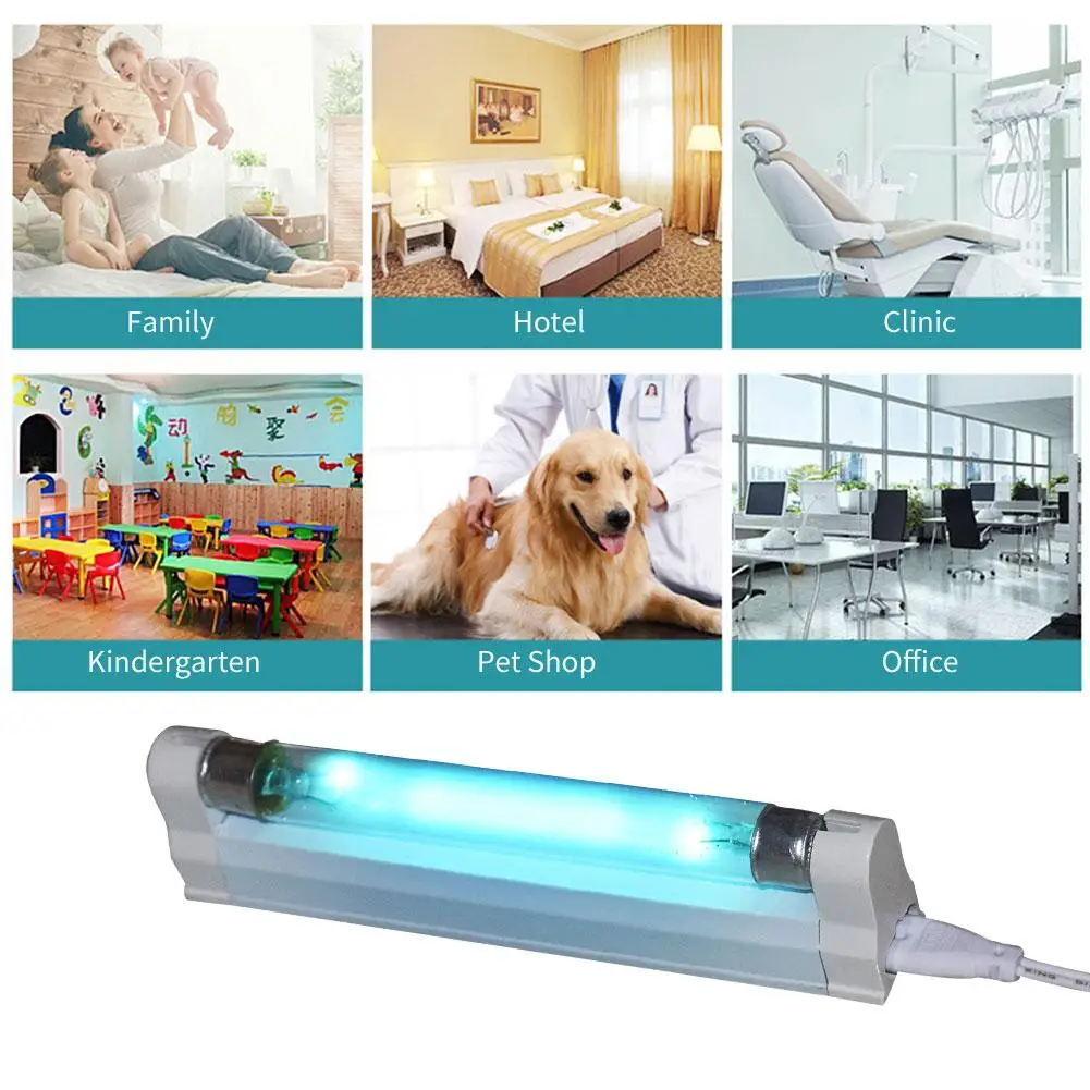 Goede 2 Stuks 220V 4W Uv Kiemdodende Sterilisator Lamp Ultraviolet Licht Ozon Generator Desinfectie Deodor Buis Doden Huisstofmijt eliminator