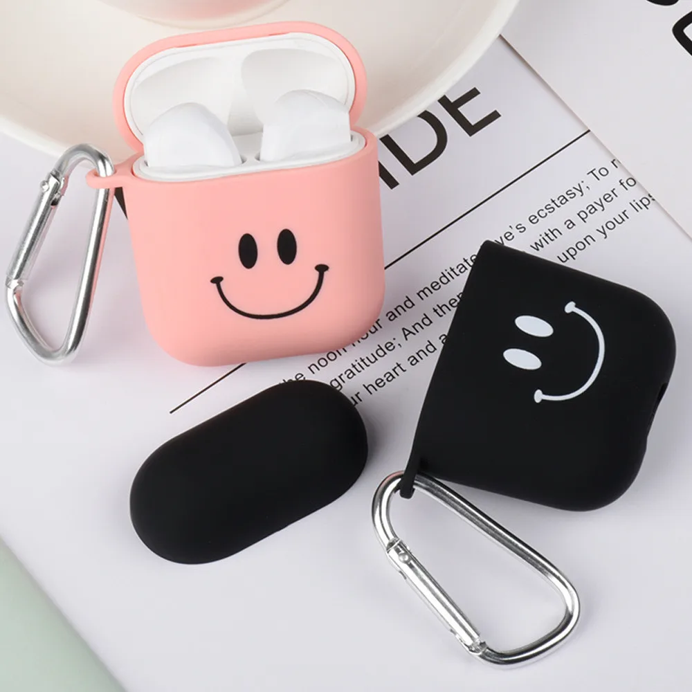 

Fashion Cute Heart Couples Case For Airpods Case Hard PC Wireless Bluetooth Earphone Case Cover For Air Pods Earphone Accessorie