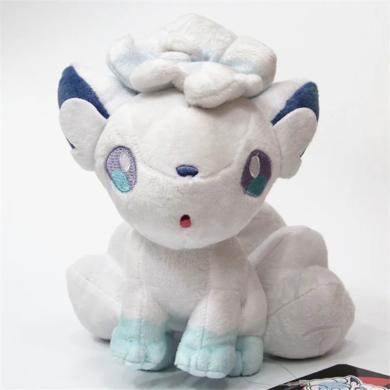 20 Вт, 30 см Плюшевые льда Vulpix держа мяч мягкие реалистичные милая игрушка позитивной энергией, хорошее качество, подарок на год для детей