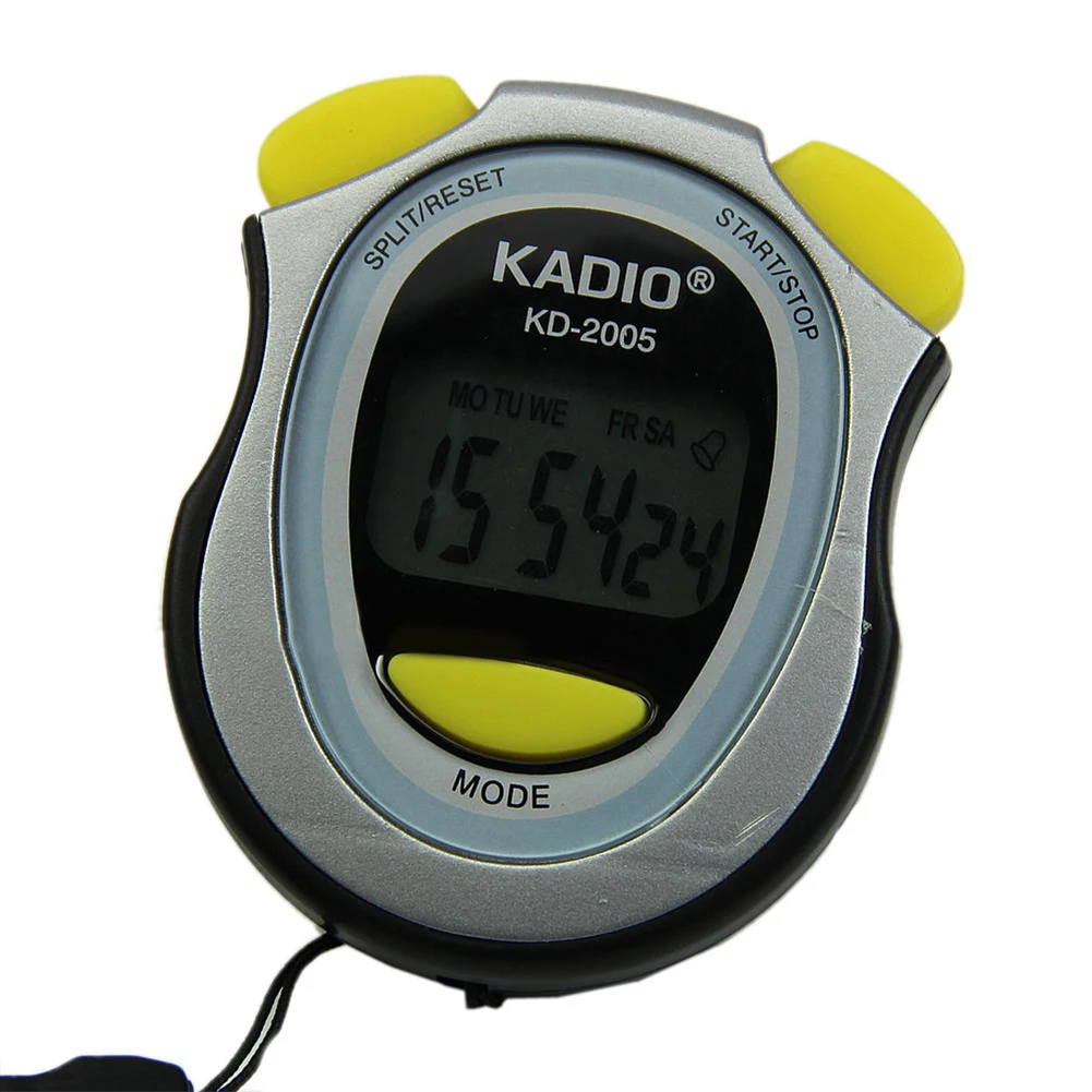 3D Pedometer Step Calorie Kilometer Counter Walking Distance Sports Referee Chronograph Digital