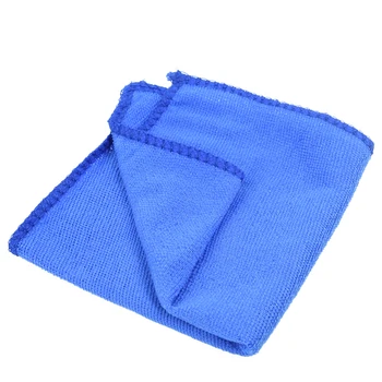 

Blue Towels Polishing Drying Cleaning Car Washing Microfiber Water-Absorbent