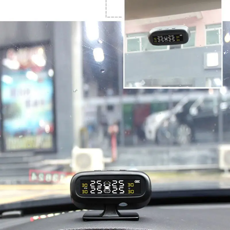 4 Датчики солнечная система контроля давления в шинах автомобиля шины Давление сигнализации Монитор Системы ЖК-дисплей Дисплей интеллигентая(ый) Температура Предупреждение экономия топлива/auto