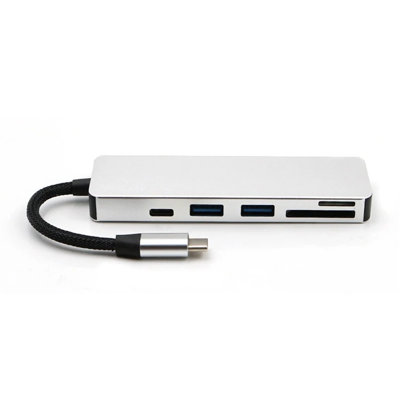 Тип-c к USB3.0HUB концентратор SD/TF камера ридер с PD зарядки четыре-в-одном конвертер