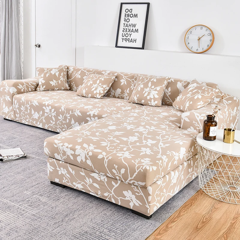 sofa cover elastic couch cover sectional chair cover It needs order 2pieces sofa cover if your sofa is corner L-shape sofa 5