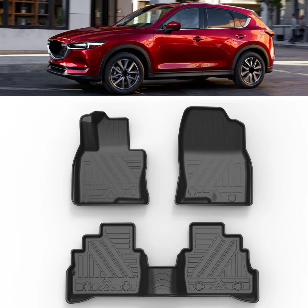 MOTOS Alfombrillas De Goma Para Mazda CX-30 Desde 2019 Mejore La Comodidad De Sus Viajes Con La Alfombra Antideslizante Car No.77- Alfombrillas De Coche Para Varias Estaciones