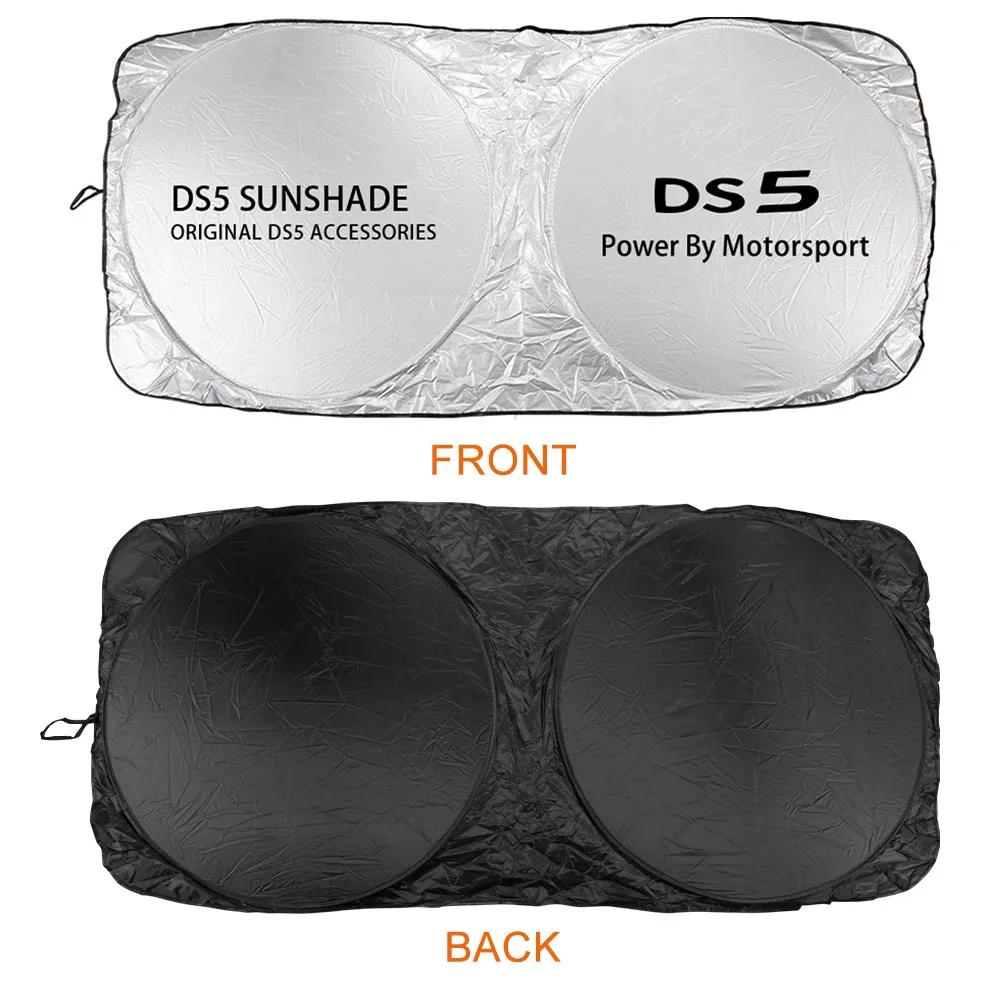 Car Sunshade Windshield Sunshade Windshield Sun Shade Car Windshield Sun Shade Cover For DS Citroen DS3 Cabrio DS4 DS5 Prestige DS6 DS7 Anti UV Sun Visor Protector Auto Acccessories