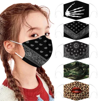 

5pc Children Mouth Mask for Dust Protection Against Face Mask Washable Earloop Mask masque mascarillas Personal Face Mouth Mask
