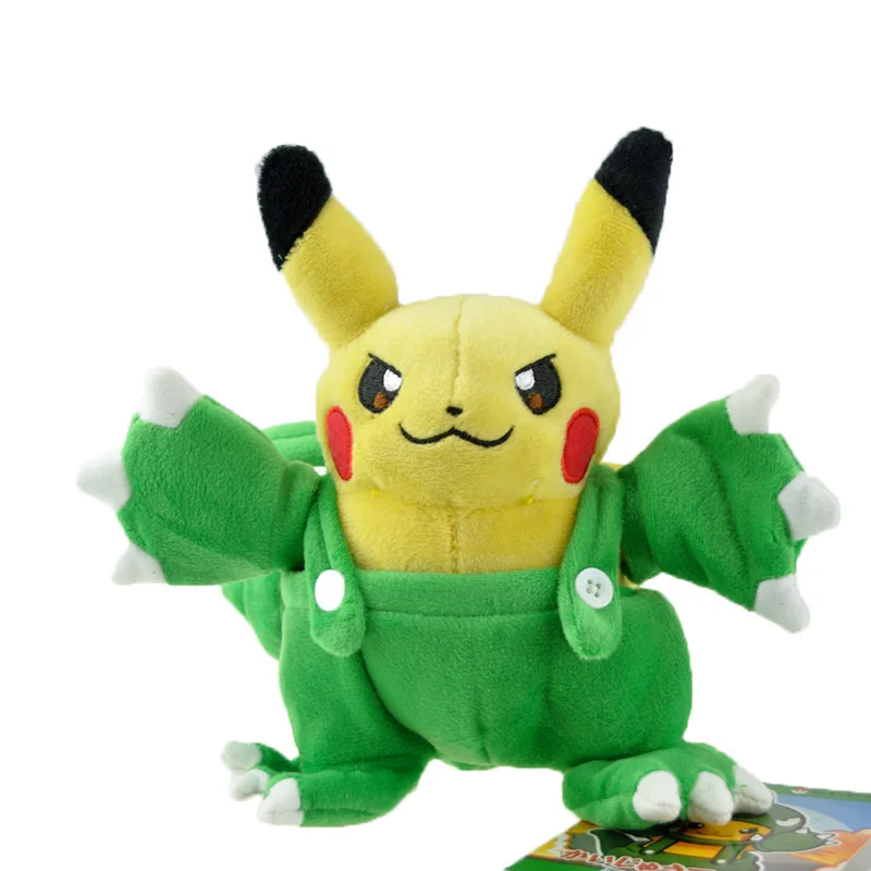 21 см 7 Стили Пикачу Косплей Hydreigon Tyranitar Charizard Snorlax Peluche плюшевые игрушки кукла подарок на день рождения для детей