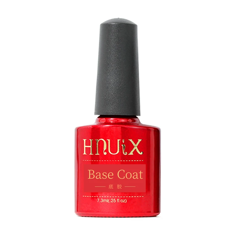 HNUIX 7.3ML paint Gel varnish Green colors Gel nail polish set for DIY manicure Top Base coat Hybird nail design Art primer - Цвет: Base coat