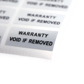 

300 Printed Security Seals Tamper Evident Warranty Void Labels Sticker Seals