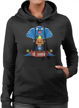 

President Sht Happens Women's Hooded Sweatshirt Men Women Hoodie Sweatshirt