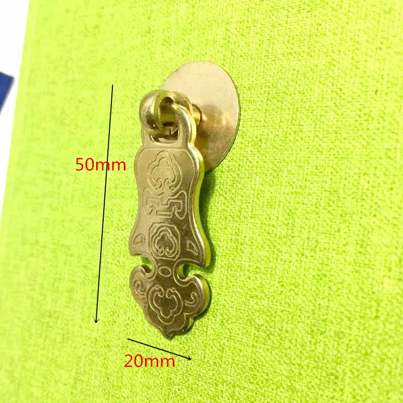 2 шт одно отверстие Твердые Латунные Ручки Золотая капля кулон тянуть ручки шкаф