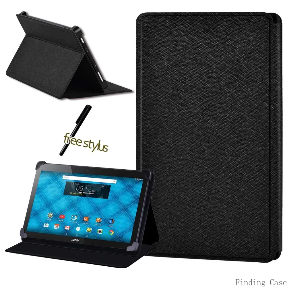 Tabuleta para Acer Iconia um 10 B3-a10 A20 A30 A40 A50 Universal Flip Couro Tablet Case Capa Protetora Mais Stylus Case da