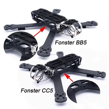 

NEW Fonster Badger CC5 / BB5 236mm 5inch Carbon Fiber Quadcopter Frame 4mm Bottom Plate Kit For FPV Freestyle RC Racing Drone