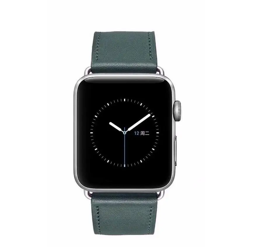Ремешок из натуральной кожи для iwatch 5 4 3 2 1 42 мм 40 мм 44 мм ремешок для Apple Watch 38 мм